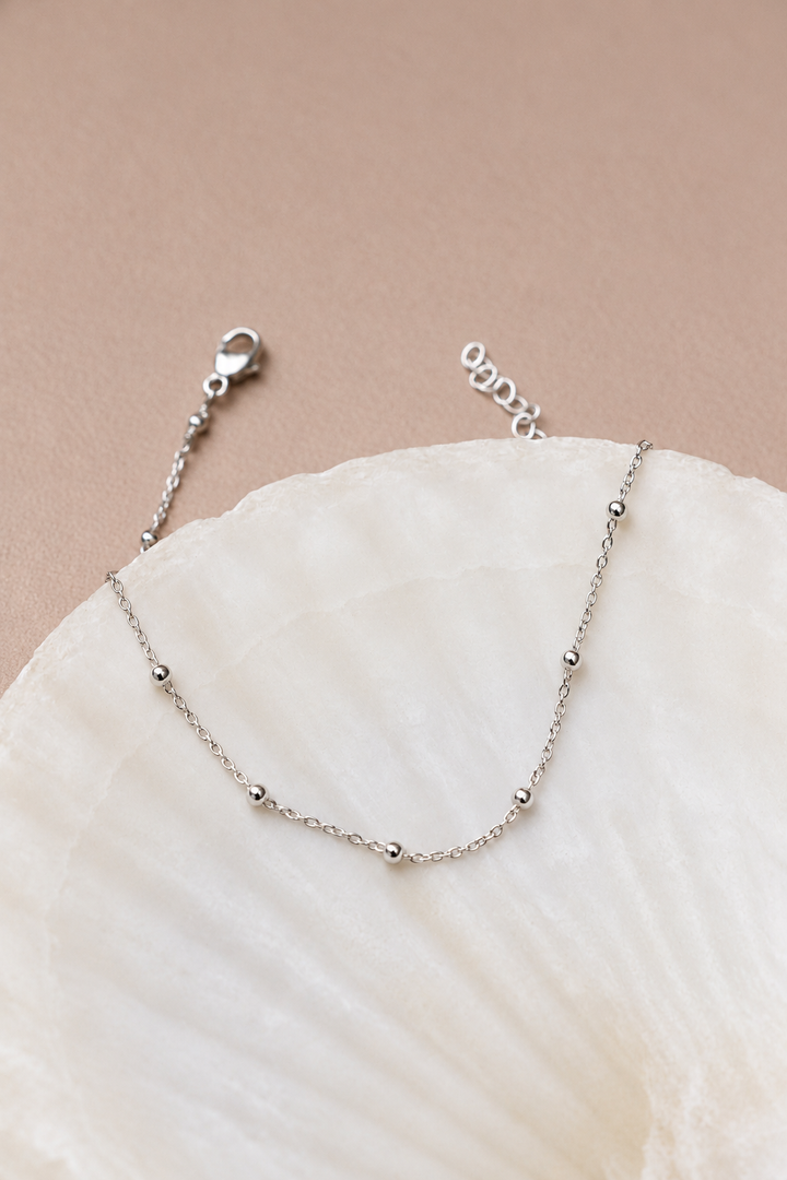 THE ECHO STERLING SILVER SATELLITE BRACELET