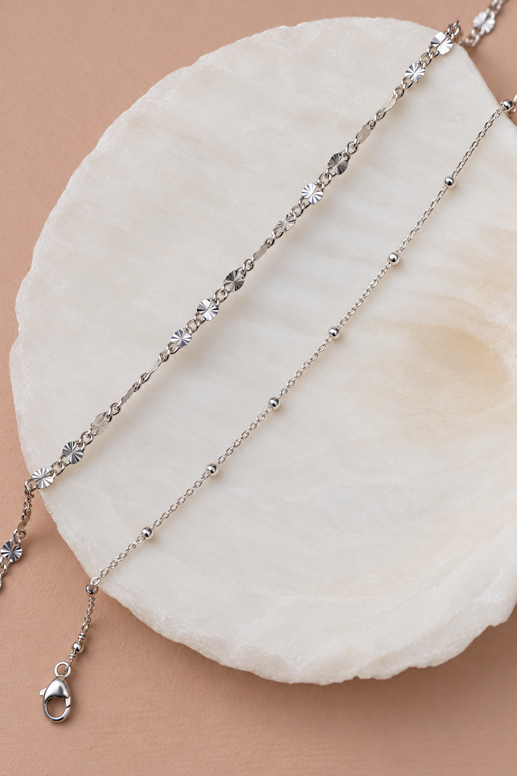 THE ECHO STERLING SILVER SATELLITE BRACELET
