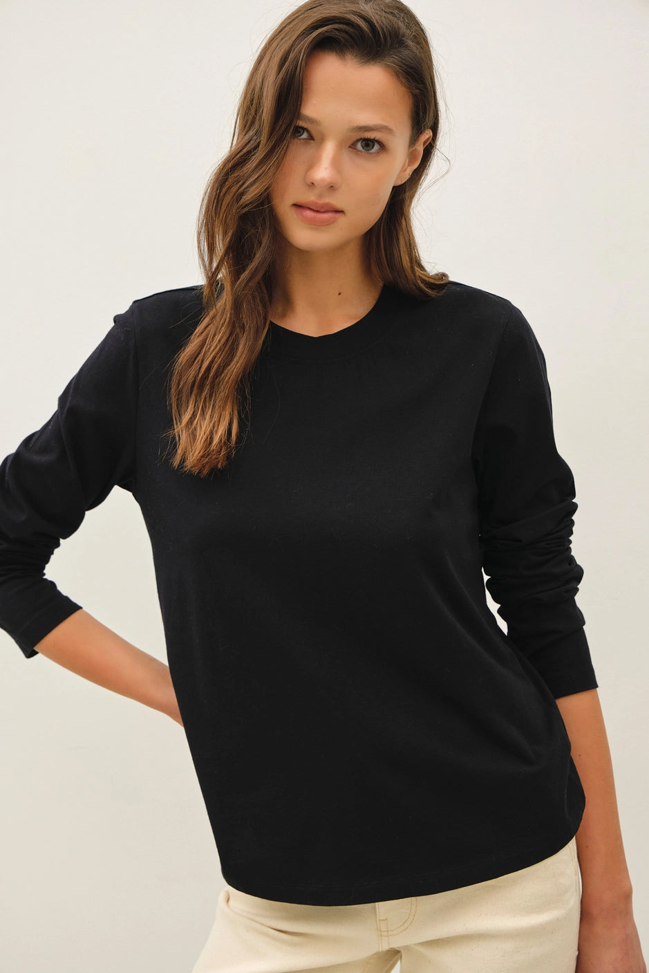 BENNY LONG SLEEVE - BLACK