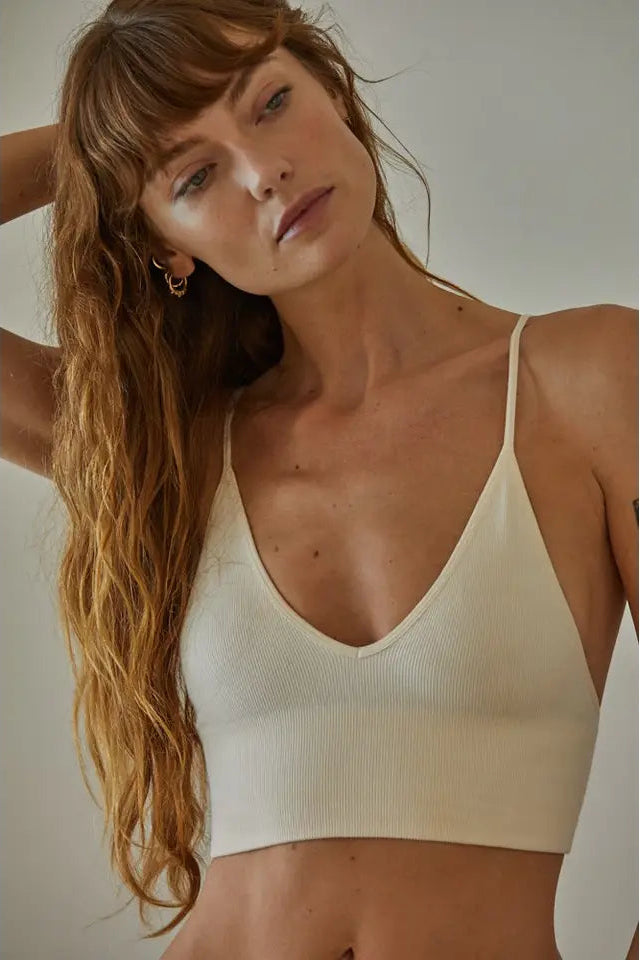 RIBBED BRAMI - CREAM