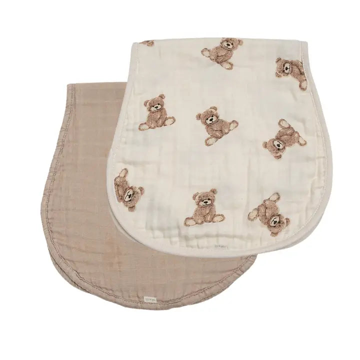 TEDDY MUSLIN BURP CLOTH