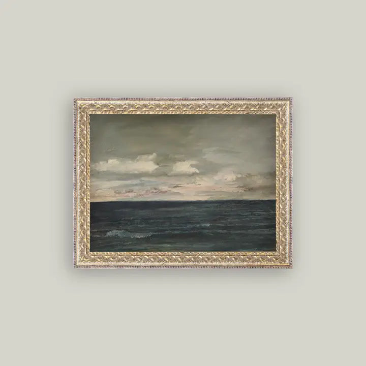OCEAN VIEW FRAMED ART 10X8