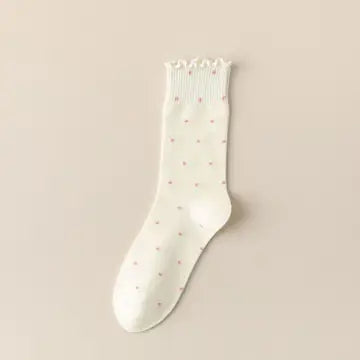 POLKA DOT TUBE SOCKS