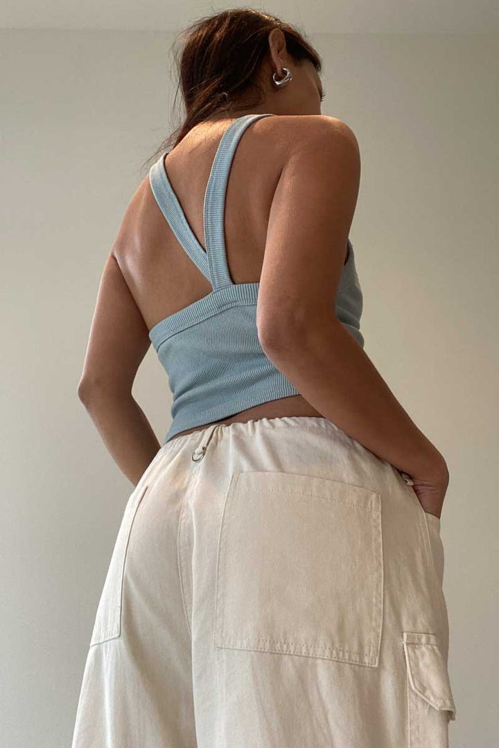 ICE RIBBED TANK TOP