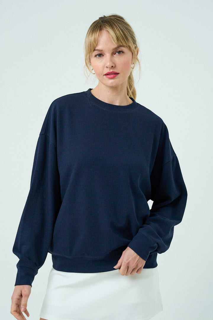 RIBBED CLASSIC CREWNECK