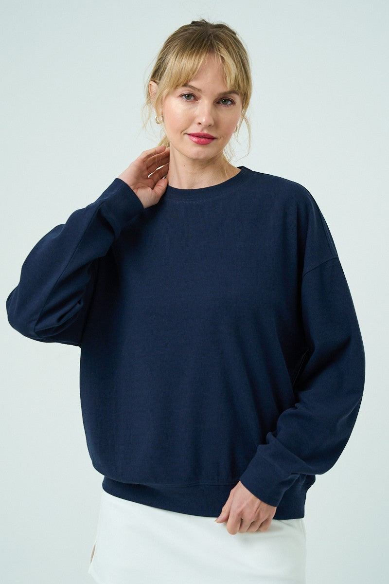 RIBBED CLASSIC CREWNECK
