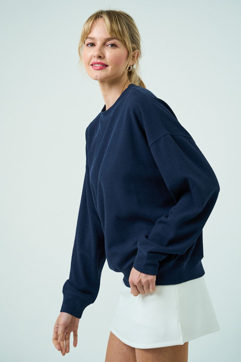 RIBBED CLASSIC CREWNECK