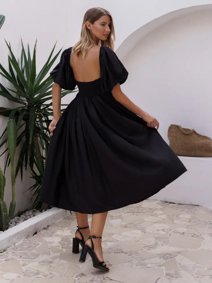 CHERIE PUFF SLEEVE DRESS