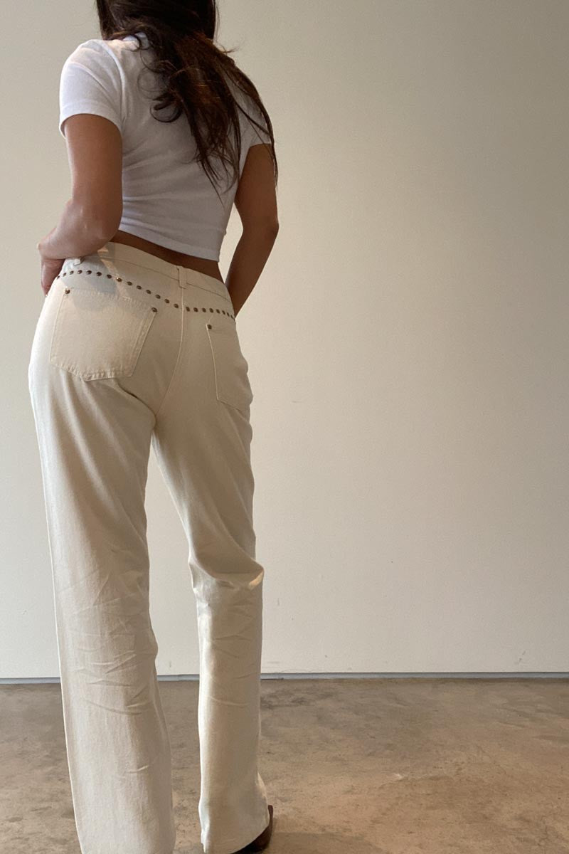 PORTER STUDDED JEANS