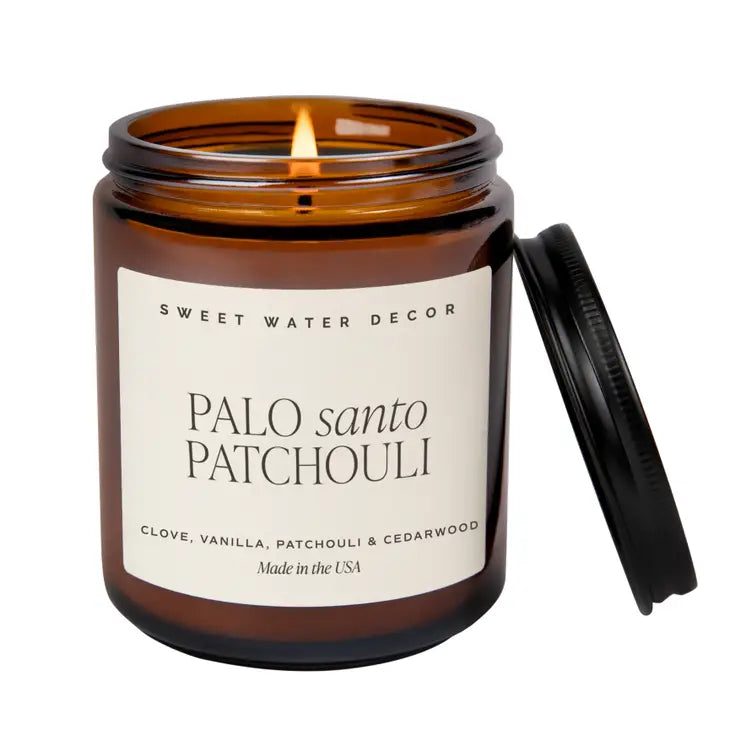 PALO SANTO PATCHOULI SOY CANDLE