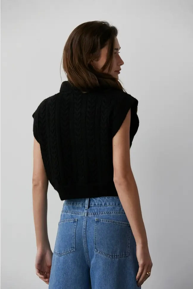 ANNA MOCK NECK SWEATER