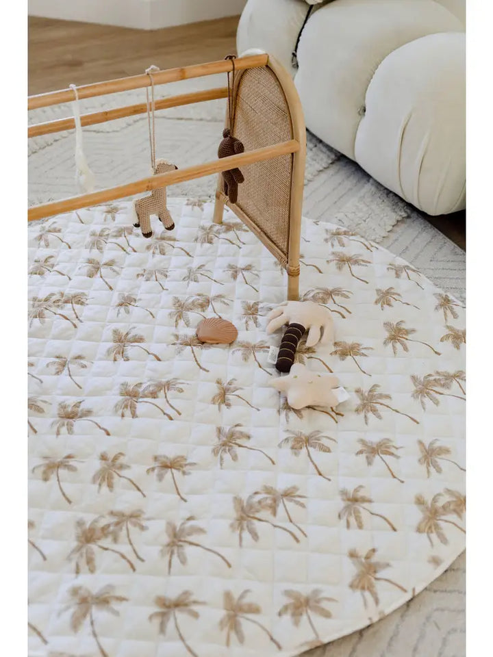 QUILTED LINEN PLAYMAT