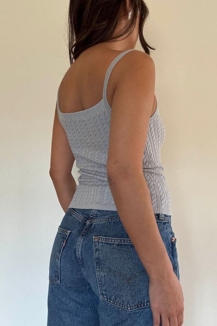 CABLE KNIT TANK