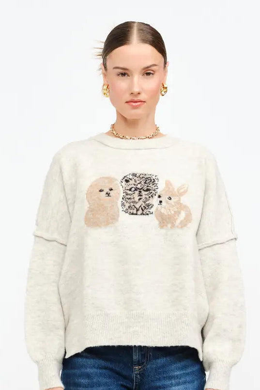 SORAYA CREAM SWEATER