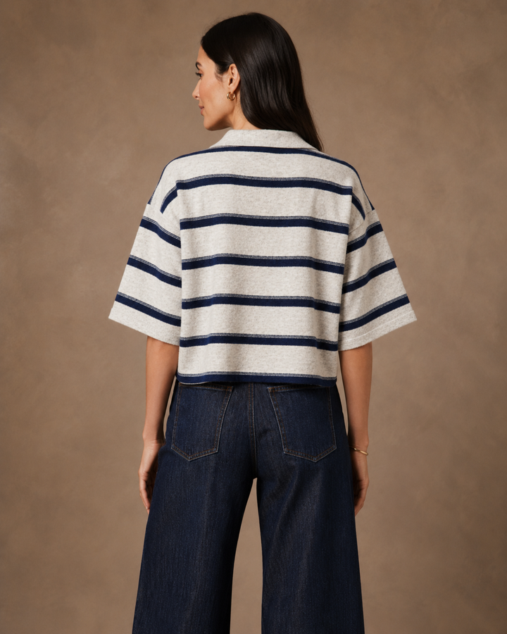 RUGBY POLO SWEATER