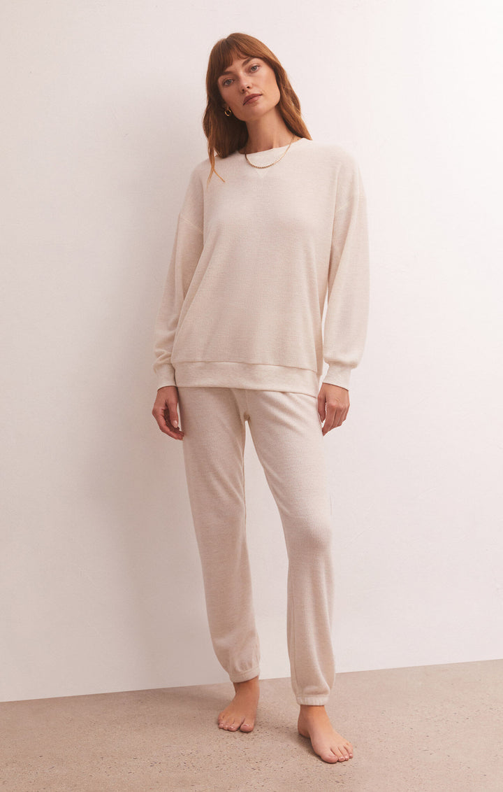 COZY DAYS THERMAL SWEATSHIRT