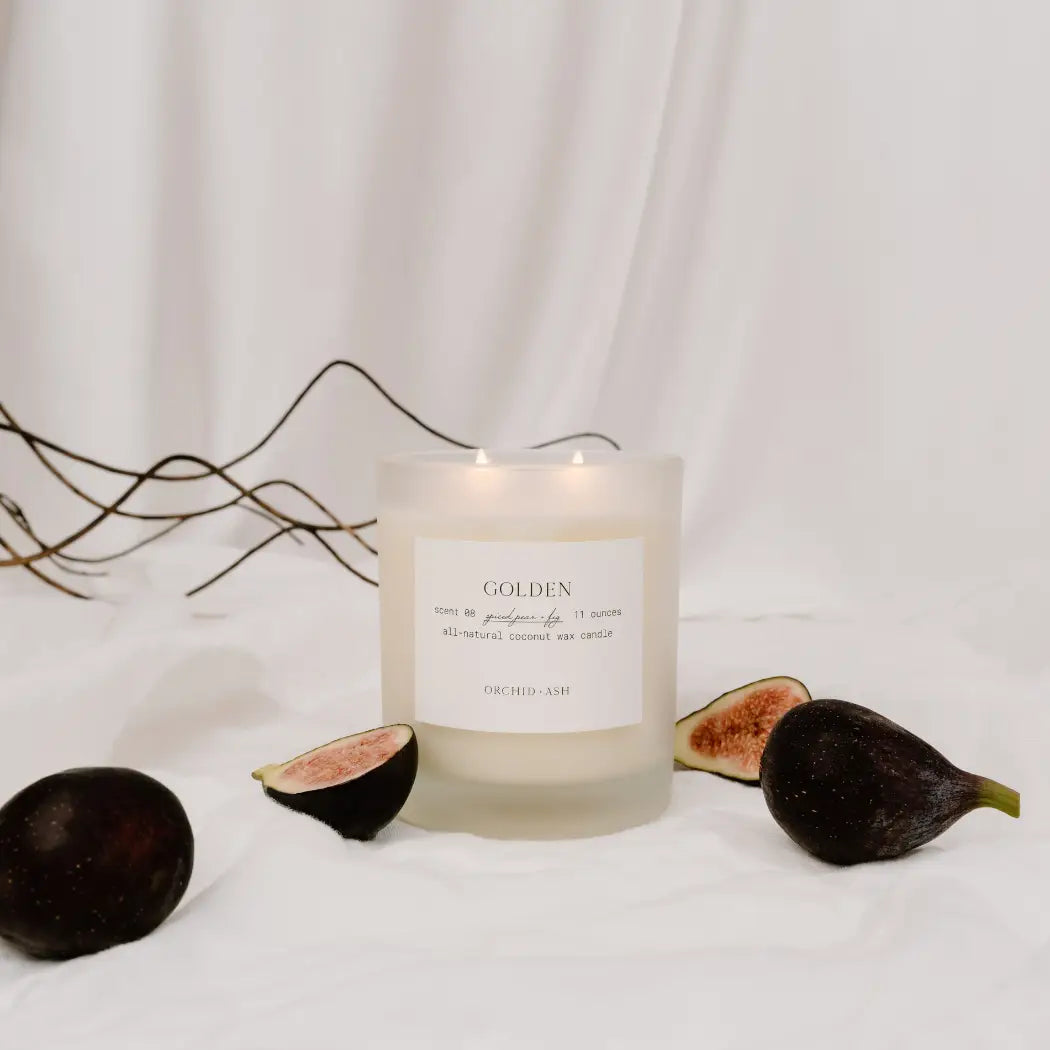 SPICED PEAR + FIG COCONUT WAX CANDLE