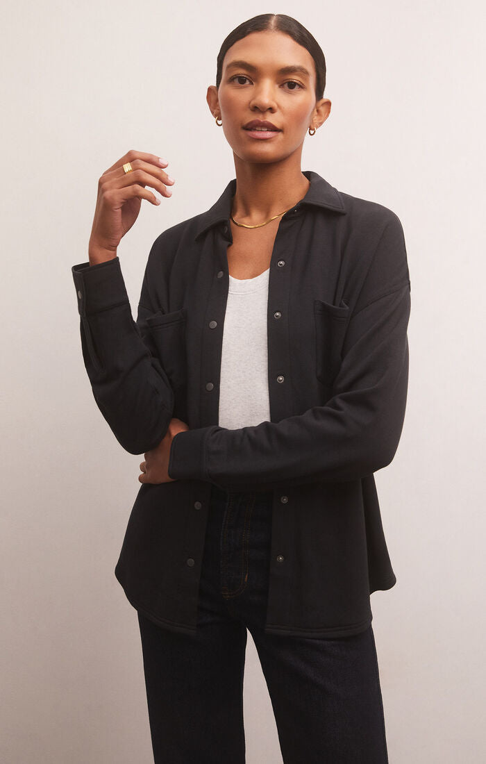 MODAL SHIRT JACKET