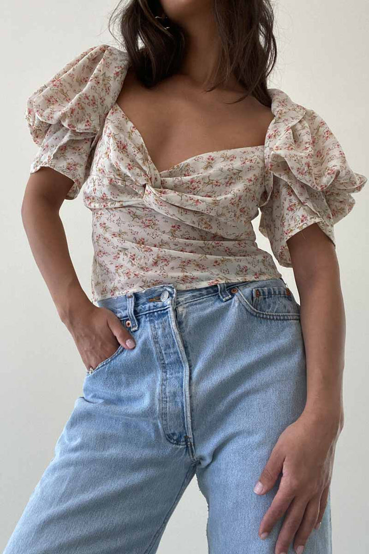 PRIYA PUFF SLEEVE TOP