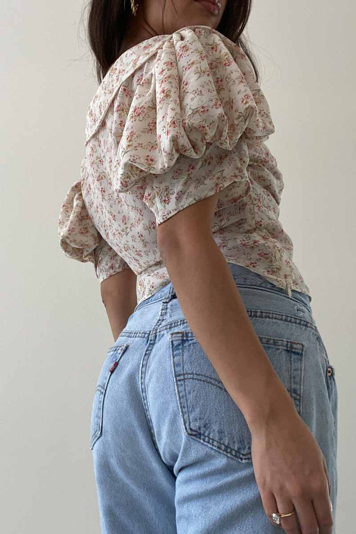 PRIYA PUFF SLEEVE TOP