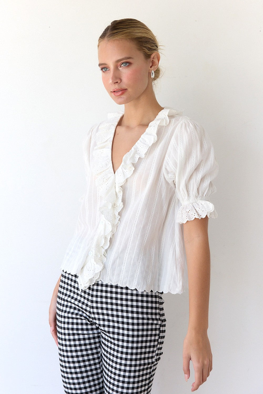 THE RUFFLE AND GRACE BLOUSE