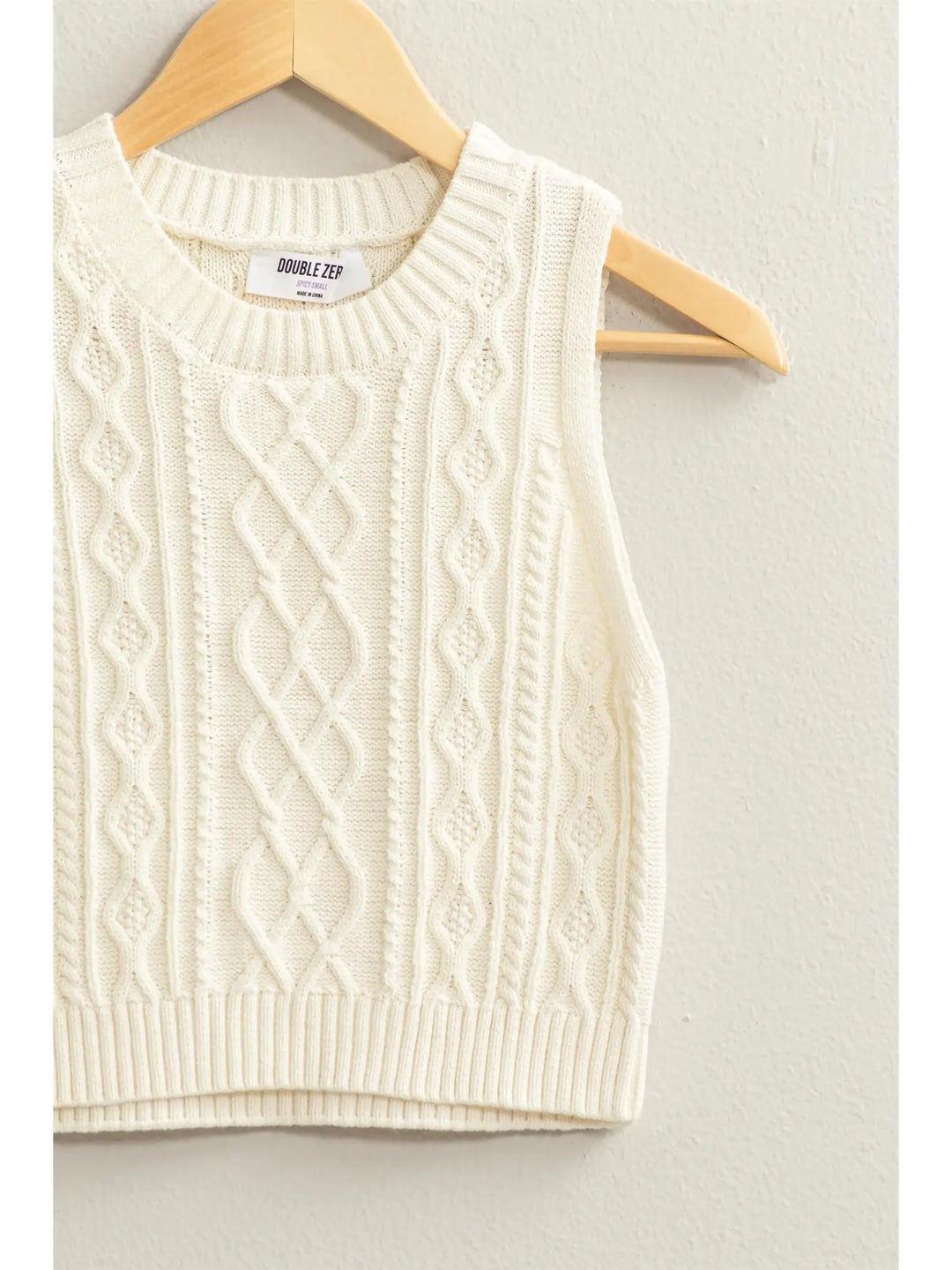 CABLE KNIT TANK
