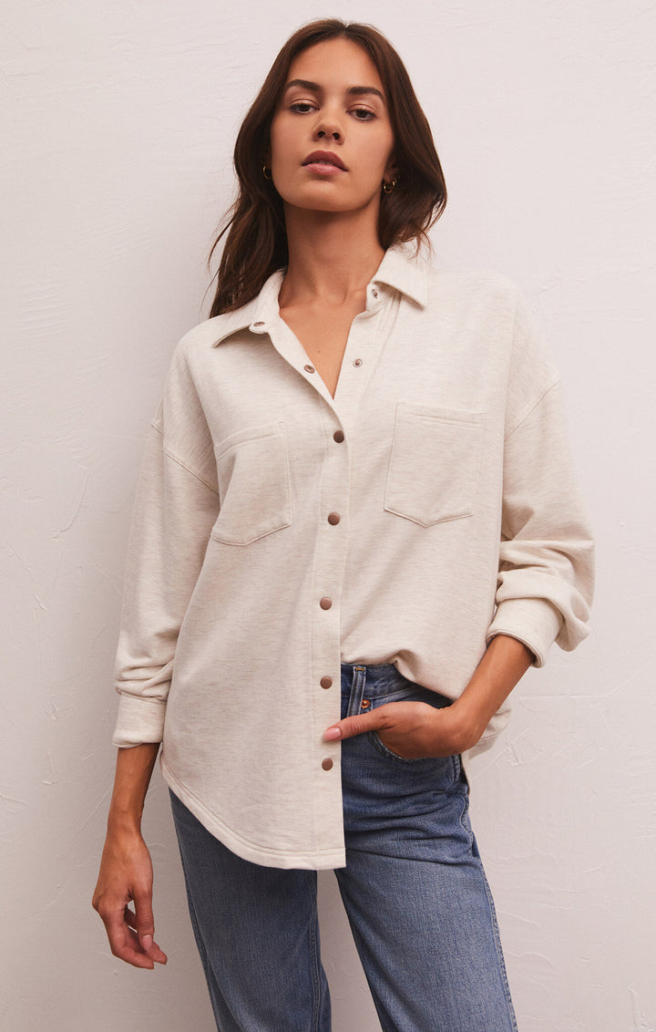 MODAL SHIRT JACKET
