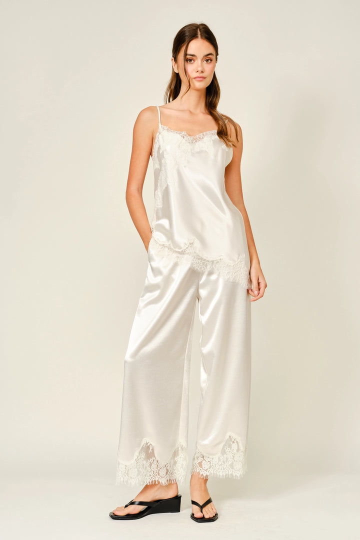 LES SATIN PANT