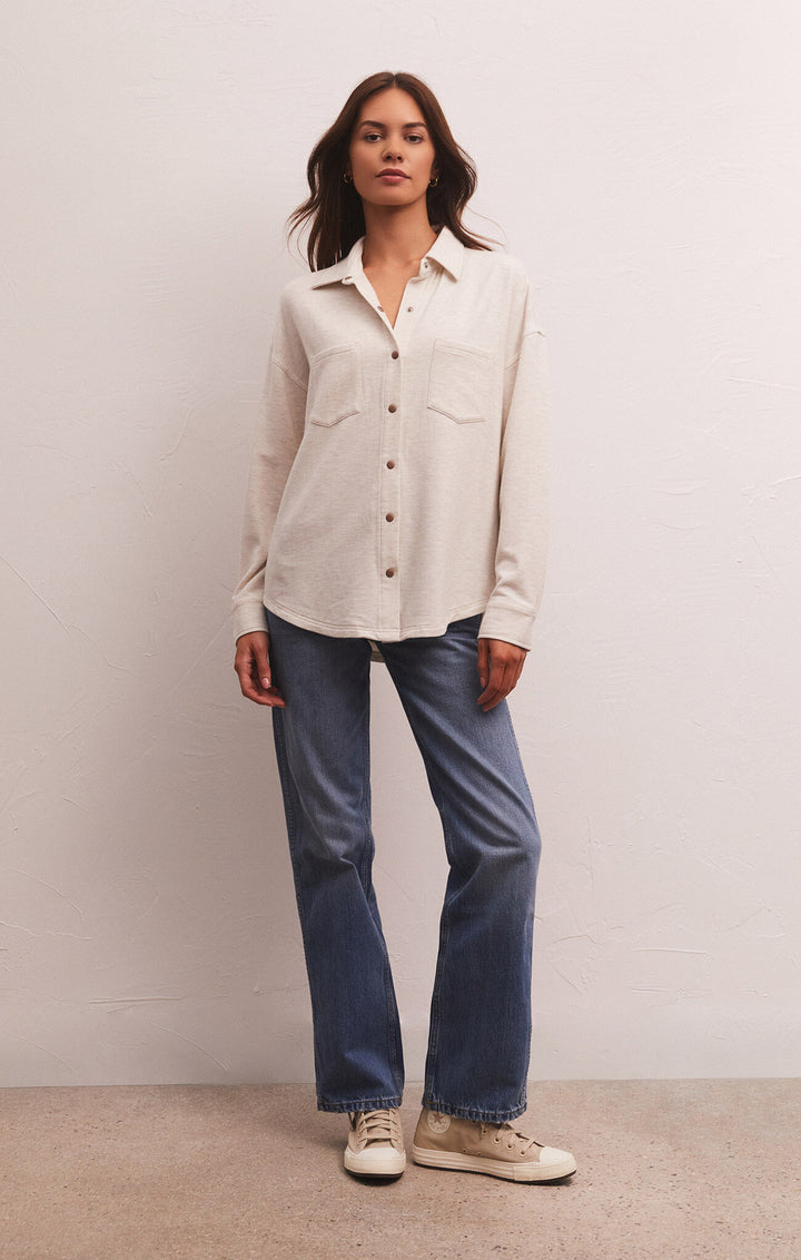 MODAL SHIRT JACKET
