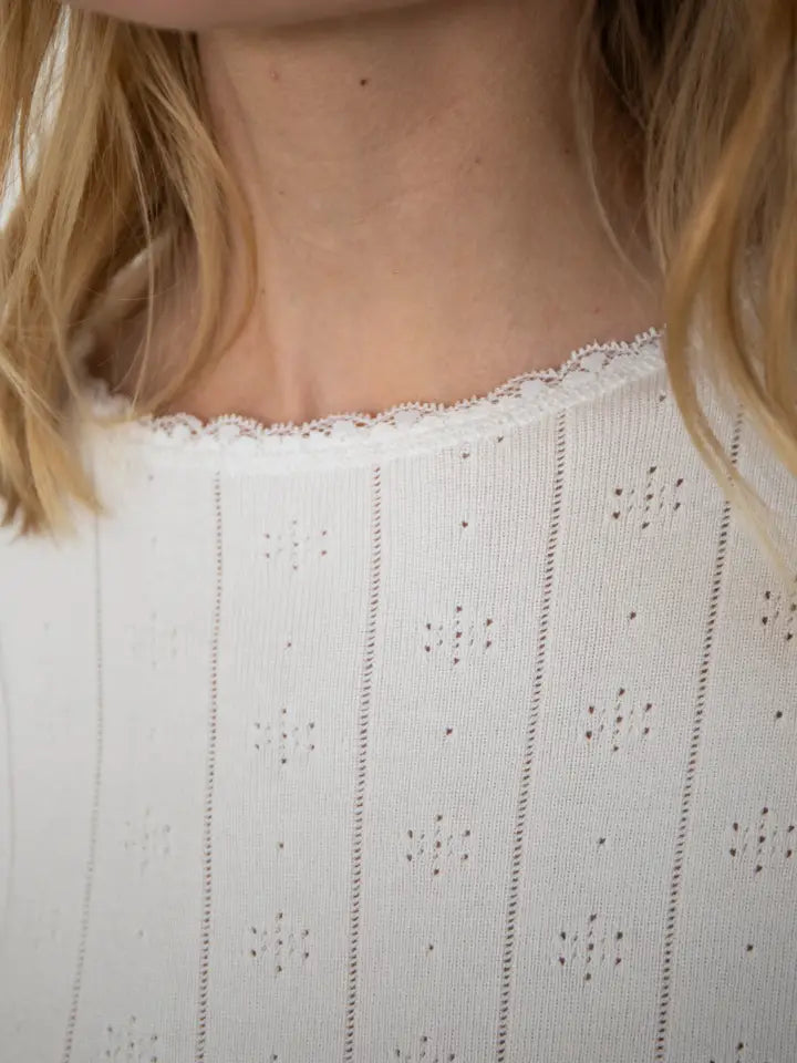 POINTELLE PULLOVER