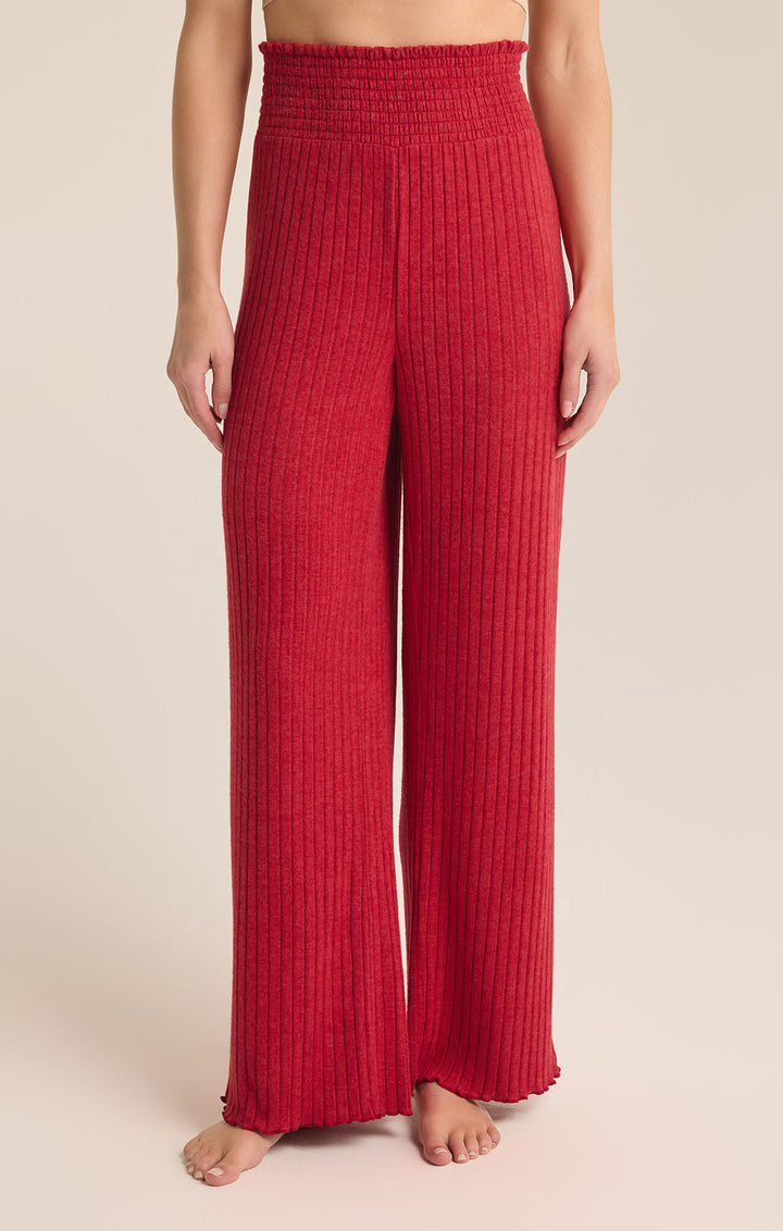 DAWN SMOCKED RIB PANT