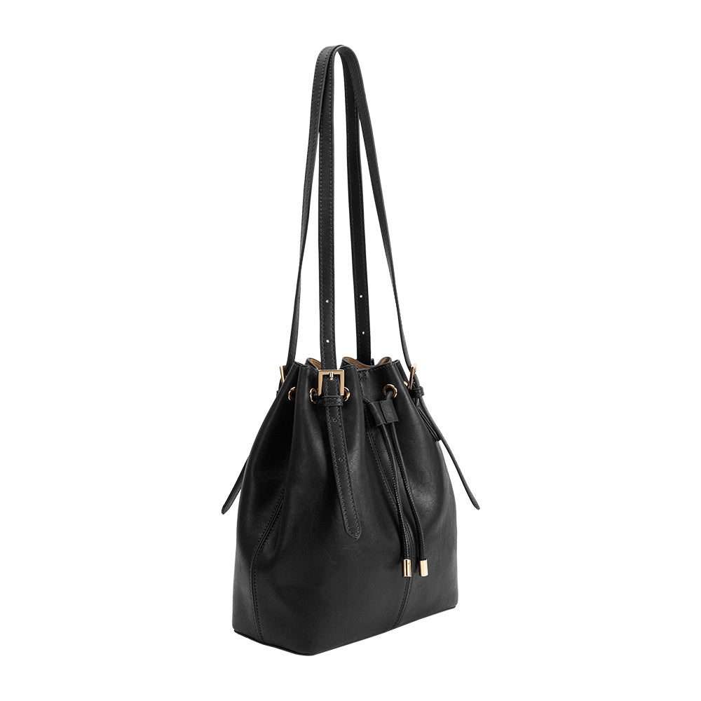 SALLY SHOULDER BAG - BLACK