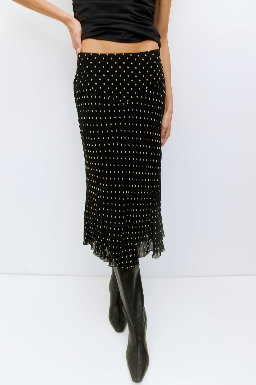 ANGELINA  POLKA DOT SKIRT