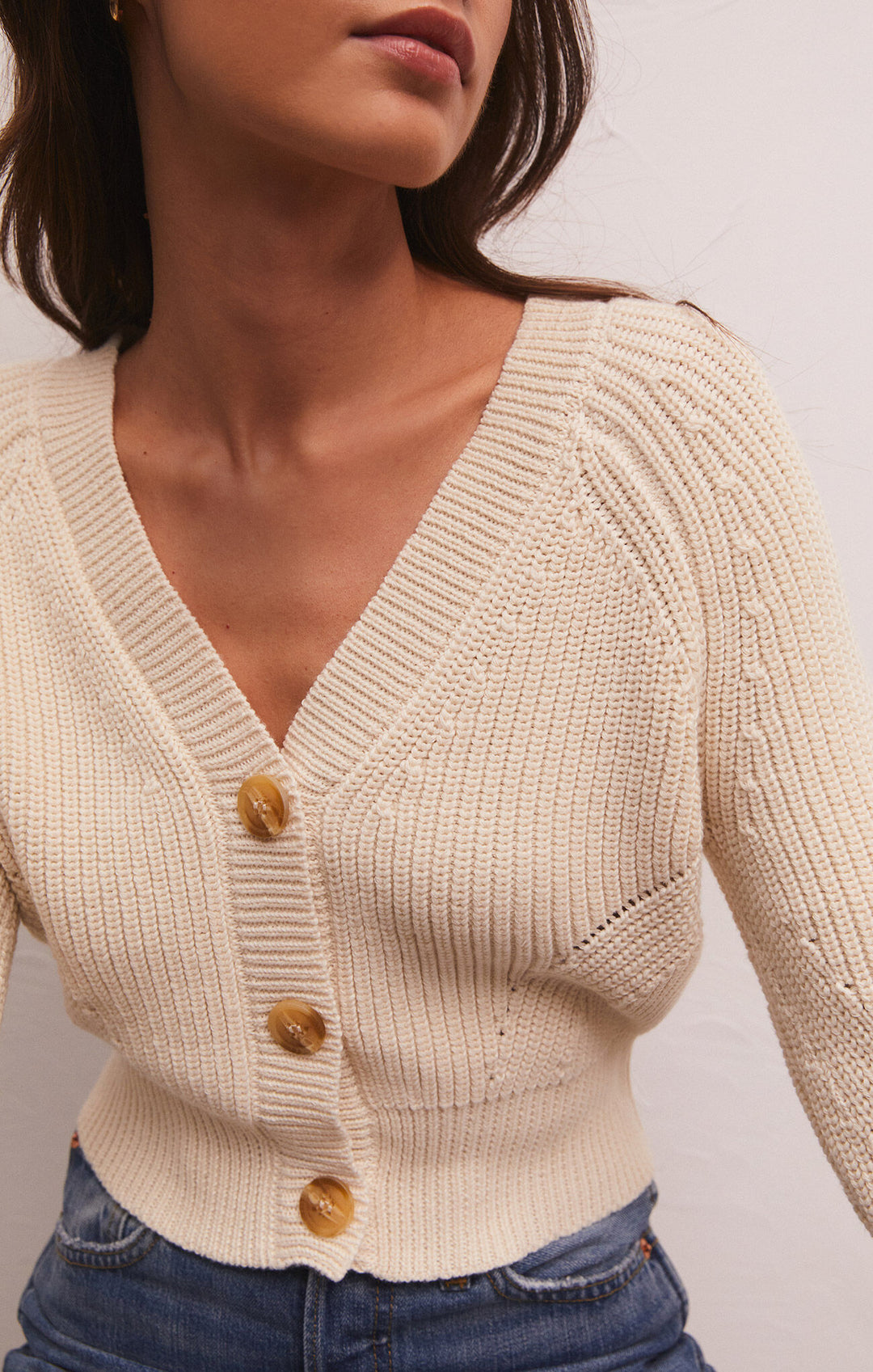 BRIT CROPPED CARDIGAN