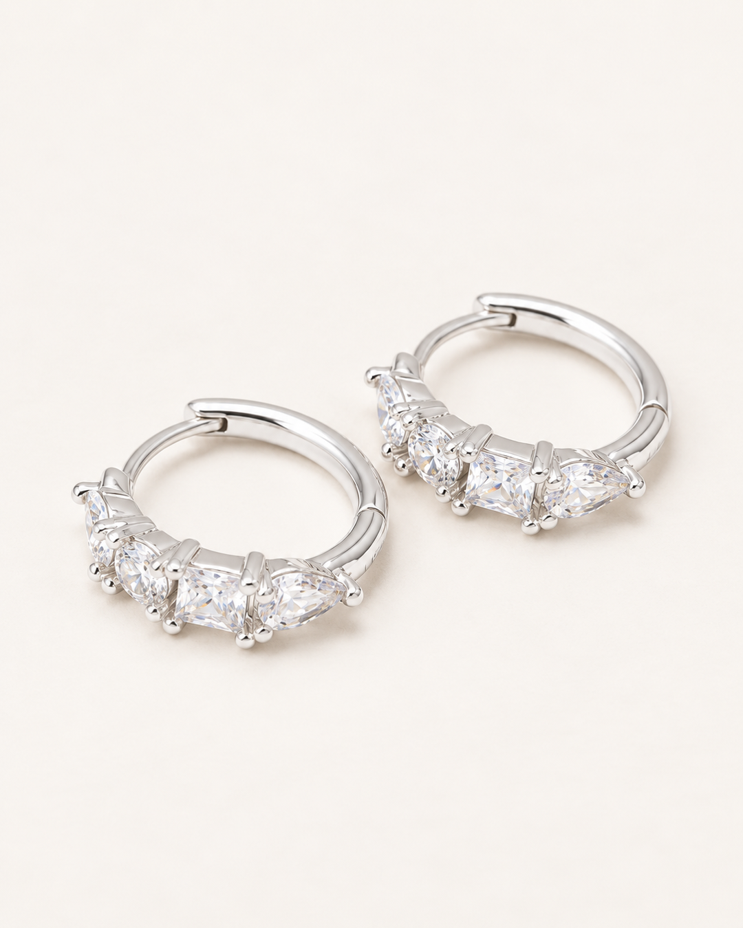 SILVER MARQUISE SHINE HUGGIES
