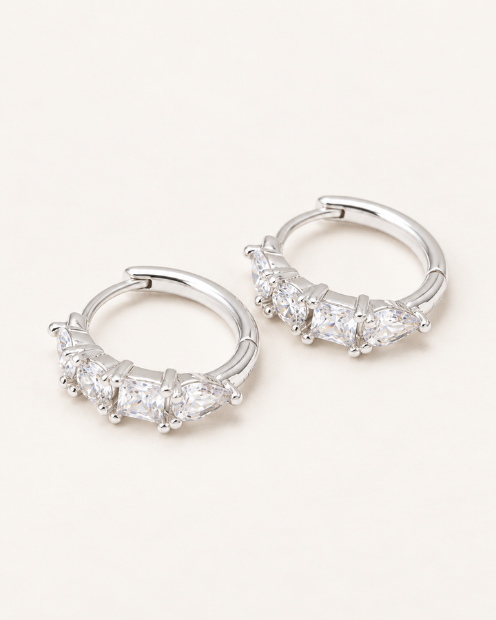 SILVER MARQUISE SHINE HUGGIES