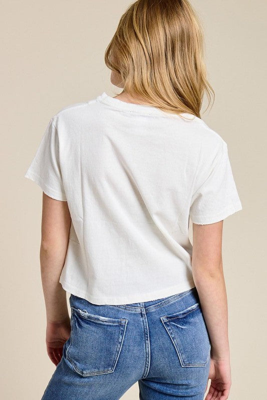TAILGATE CLUB CROPPED TEE
