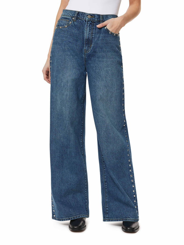 GEMMA STUDDED JEANS