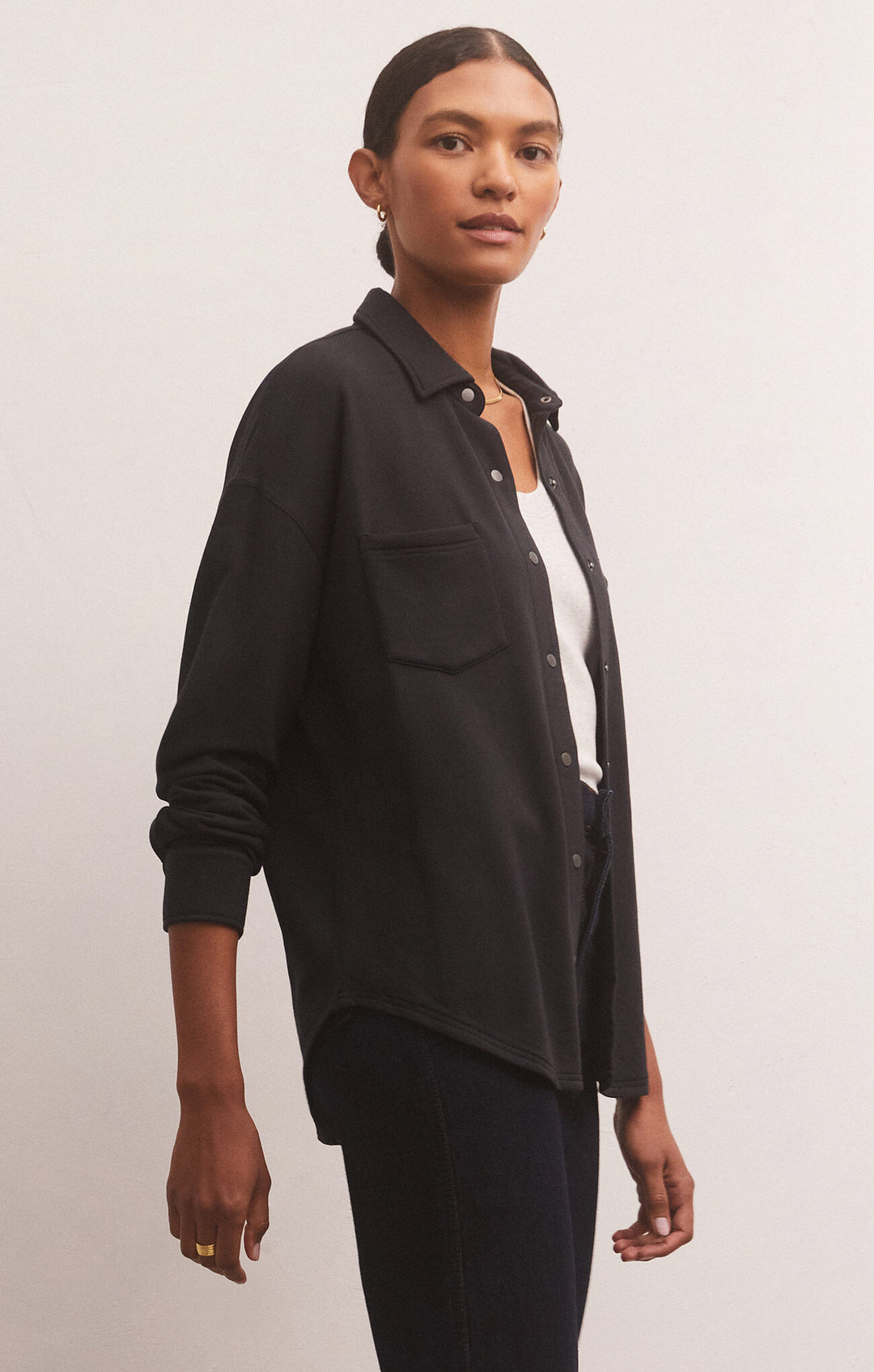 MODAL SHIRT JACKET
