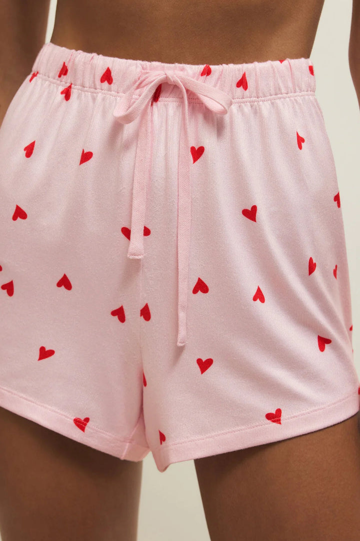 LOVE FIRST HEART SHORT