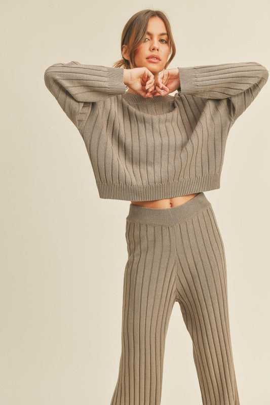 MCKAY WIDE RIBBED PANTS