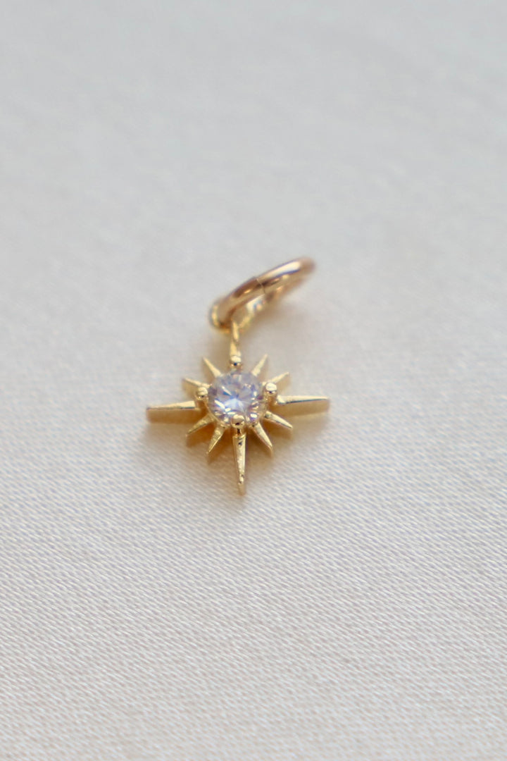 BIRTHSTONE STARBURST CHARM