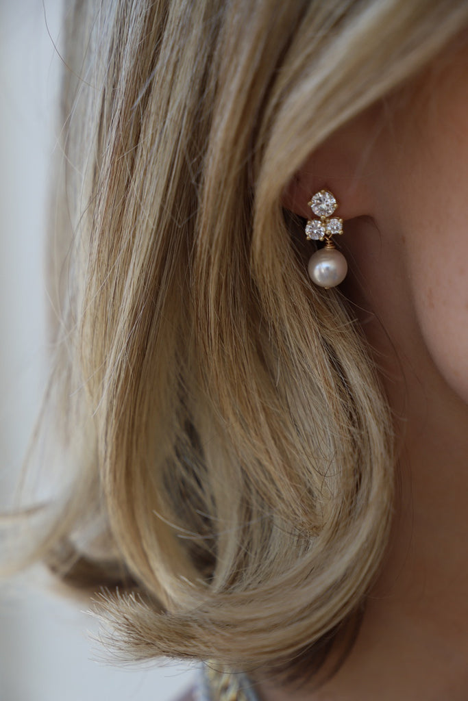 DAHLIA STUD EARRINGS Katie Waltman Jewelry