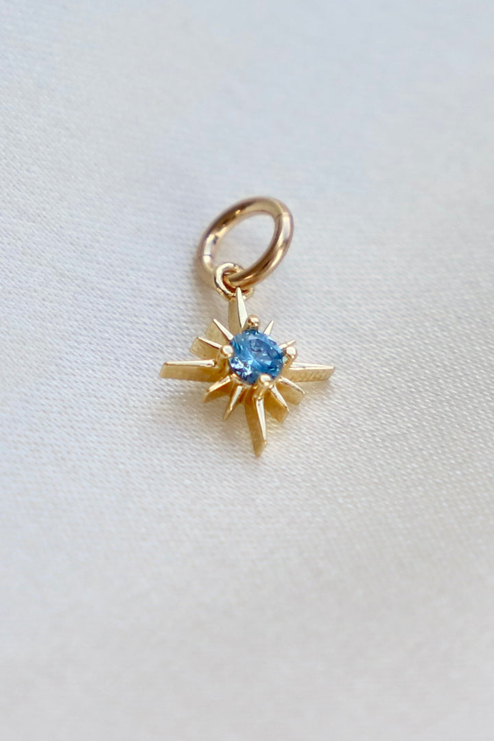 BIRTHSTONE STARBURST CHARM