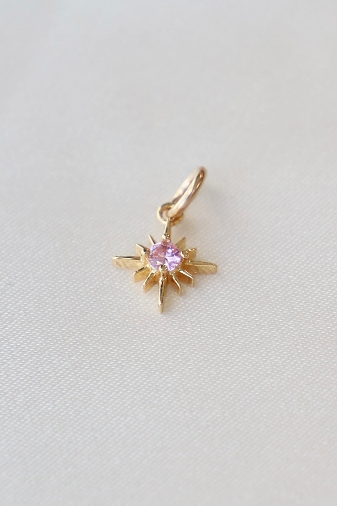 BIRTHSTONE STARBURST CHARM