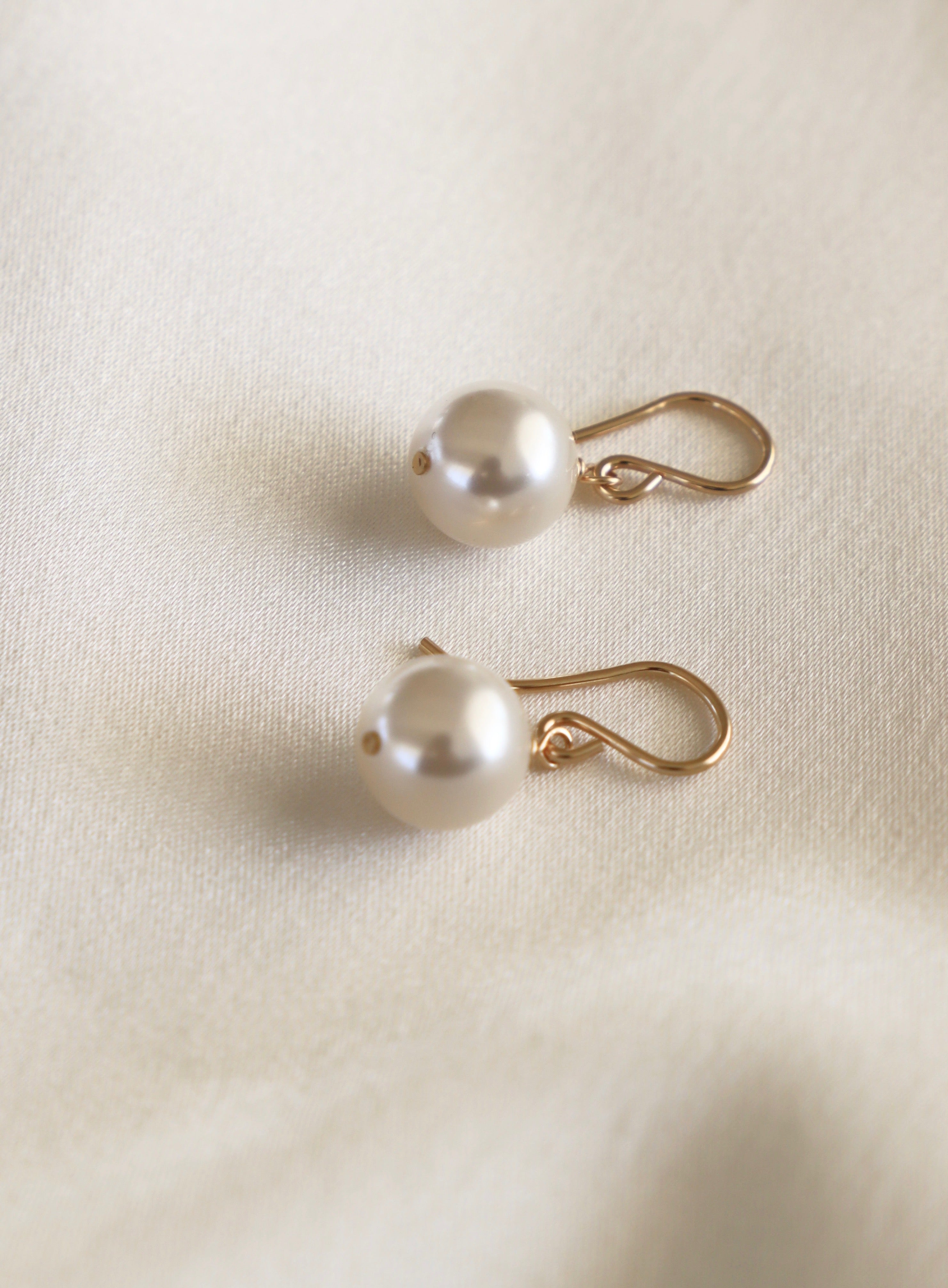 Classic pair of pearl earrings popular