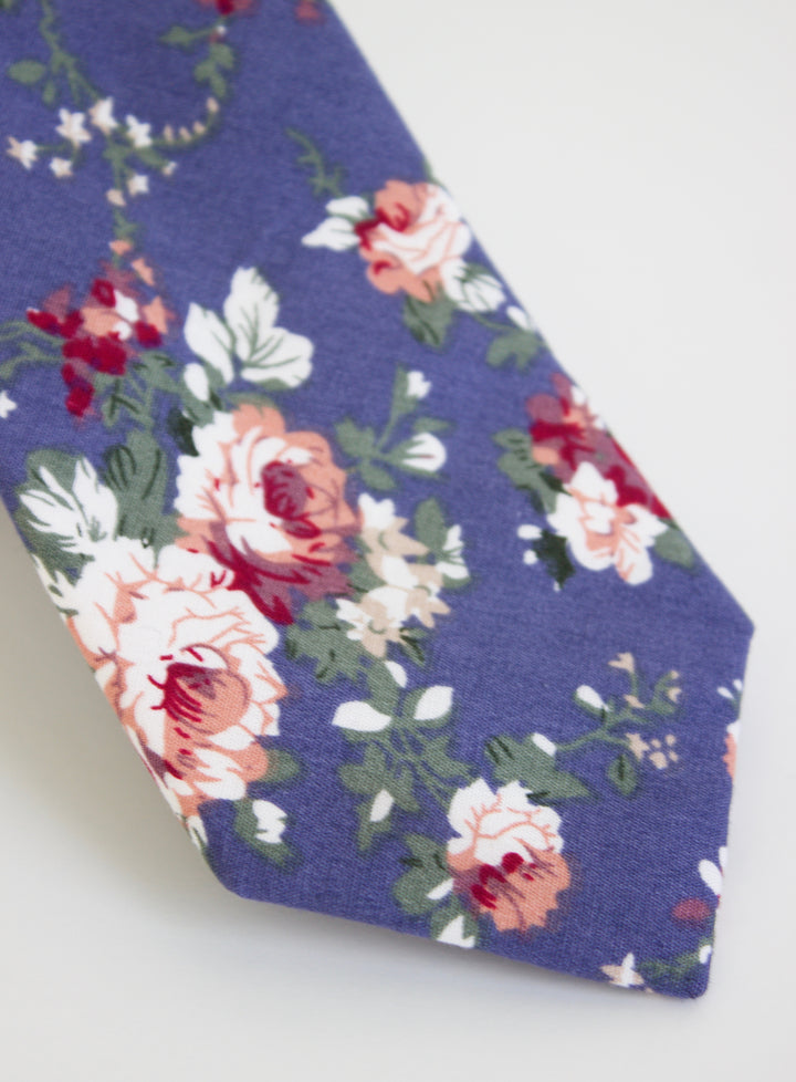 Rose - French Blue Tie