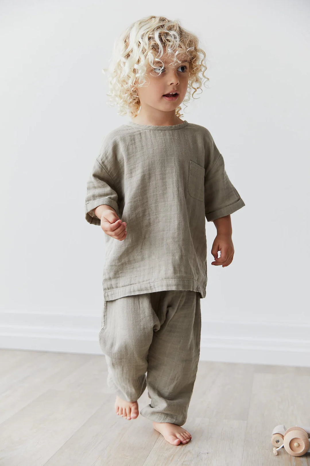 ORGANIC COTTON MUSLIN ROWAN TOP