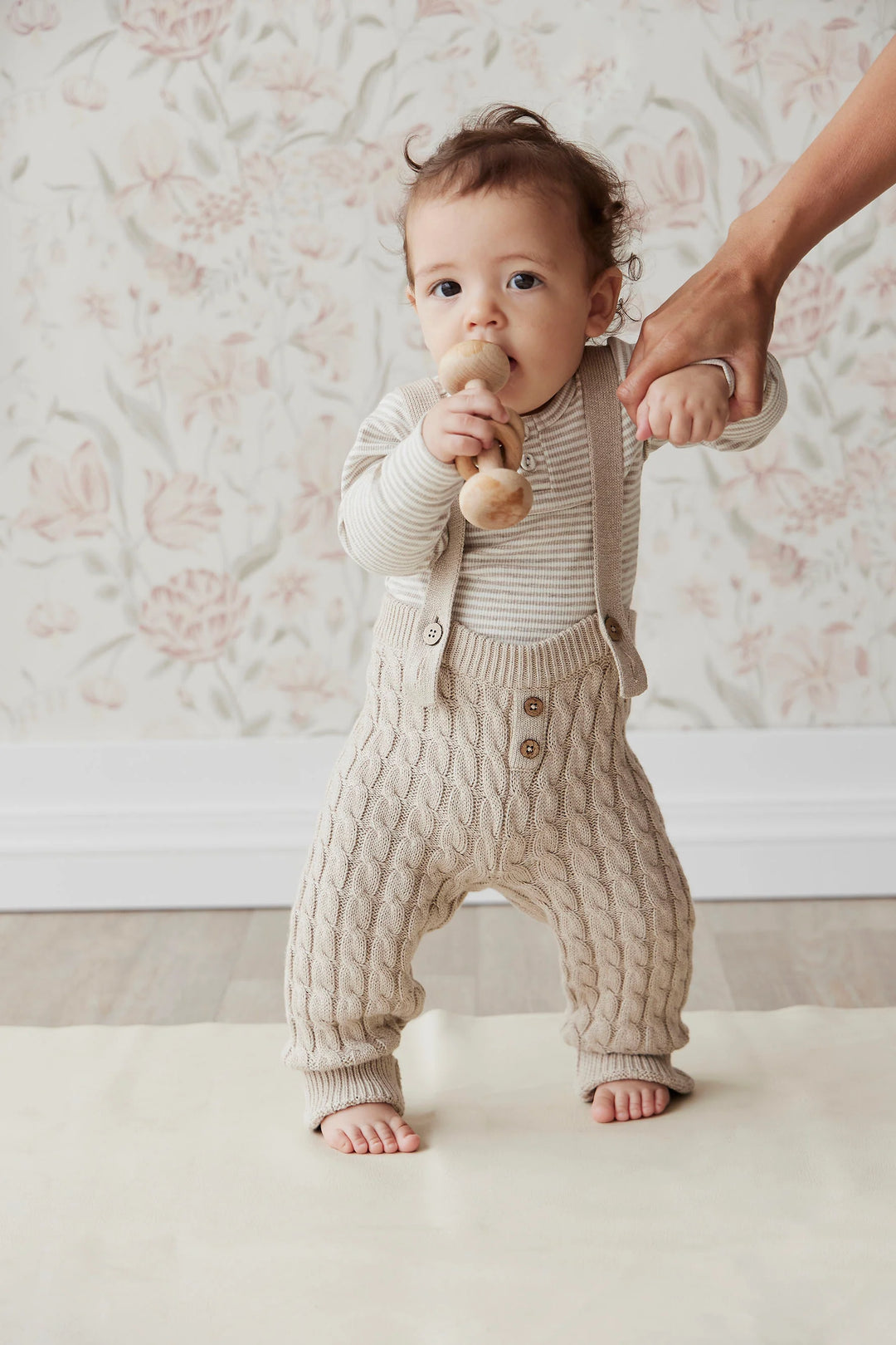 FINN SUSPENDER KNITTED PANT Katie Waltman Jewelry