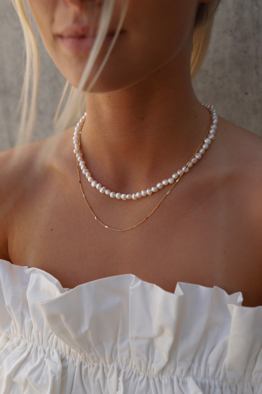 FRESHWATER PEARL NUGGET NECKLACE